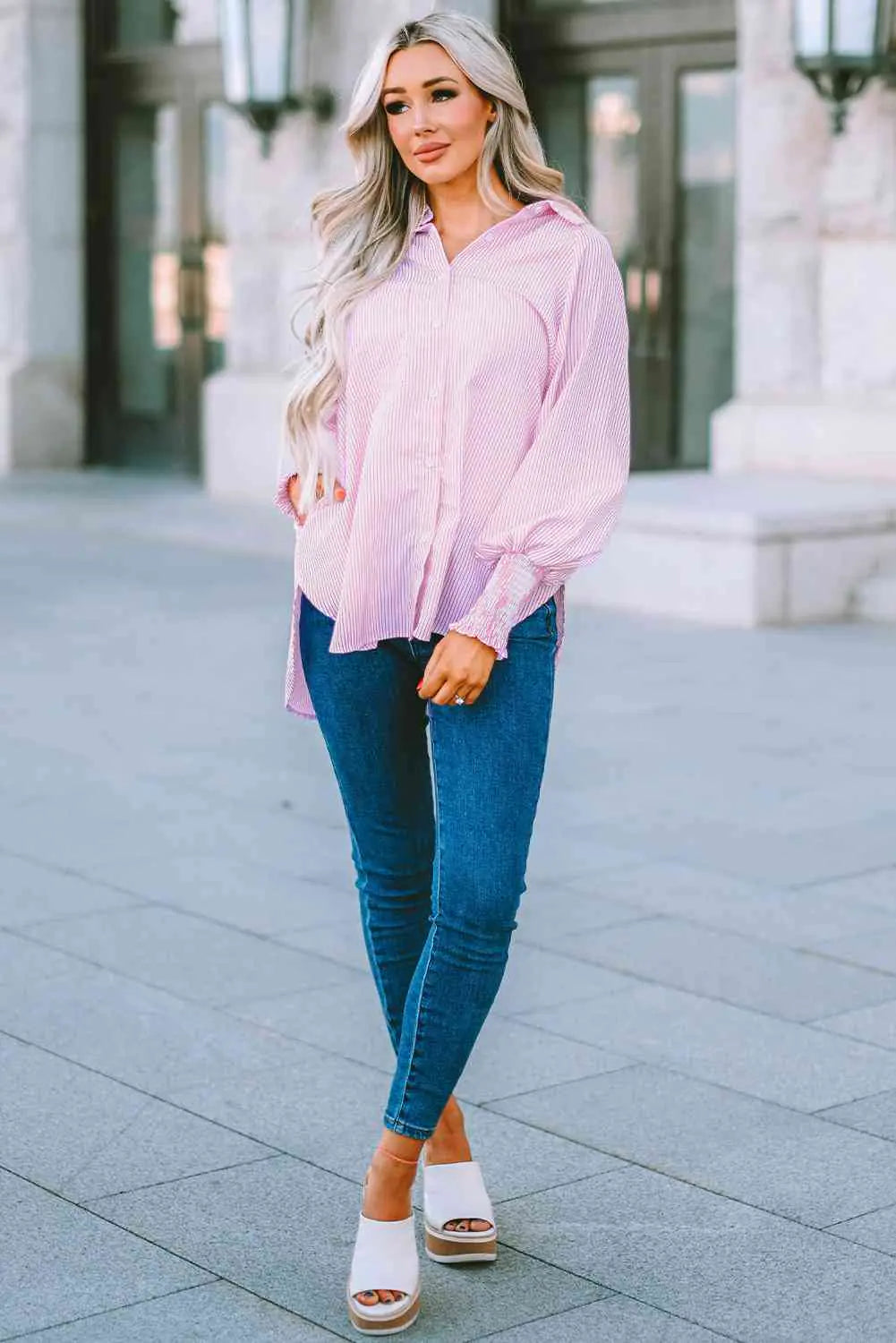 Fernanda Lantern Sleeve Shirt-