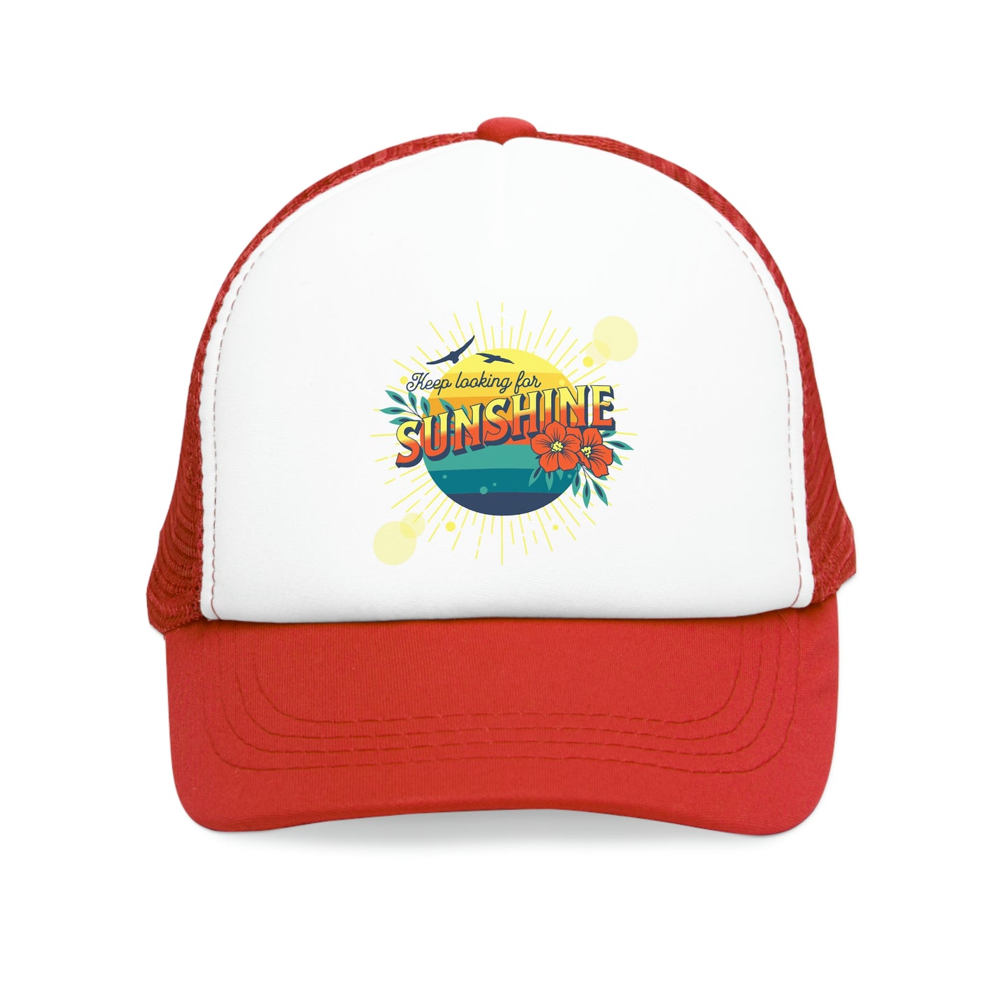 Keep Looking for Sunshine Mesh Cap