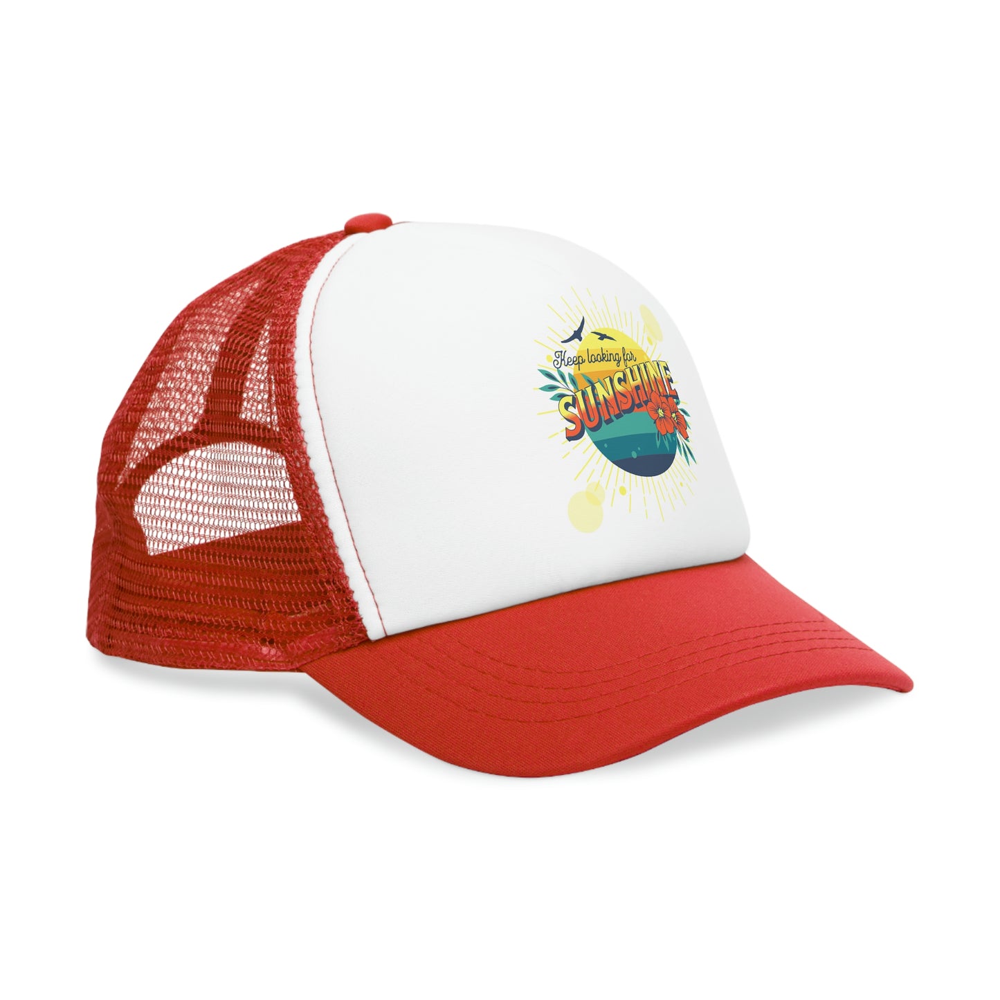 Keep Looking for Sunshine Mesh Cap