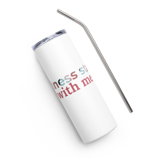 Kindness starts with me Stainless steel tumbler